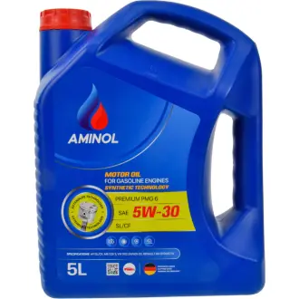 Моторное масло Premium PMG6 5W-30 синтетическое 5 л AMINOL AM148713