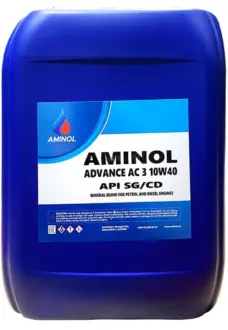 Моторное масло Advance AC3 10W40 20 л AMINOL AM164954