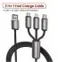 Кабель USB 3 в 1, 3,5 А, кабель для зарядки Micro USB Type C для iPhone, Huawei, Samsung, Xiaomi, 12, 13, ViVo, Oppo, кабель для передачи данных TOOCKI TXCLCMBL0G (фото 1)