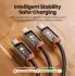 Кабель USB 3 в 1, 3,5 А, кабель для зарядки Micro USB Type C для iPhone, Huawei, Samsung, Xiaomi, 12, 13, ViVo, Oppo, кабель для передачи данных TOOCKI TXCLCMBL0G (фото 5)