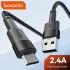 Кабель Micro USB 2,4A для быстрой зарядки микро-кабеля для передачи данных для Samsung S6 S7 Redmi Note для наушников, USB-кабель для передачи данных TOOCKI TXCMXK01 (фото 2)