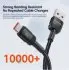 Кабель-USB типа C, 100 Вт, 6 А, кабель для быстрой зарядки для Xiaomi, Huawei P30, P40, Samsung POCO Realme Oneplus, кабель для передачи данных TOOCKI TXCTHY01 (фото 5)