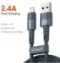 Кабель-USB для iPhone 14 13 12 Pro Max X XR Xs SE 7 8 Plus iPad 2,4 А TOOCKI TXCLYS03 (фото 1)