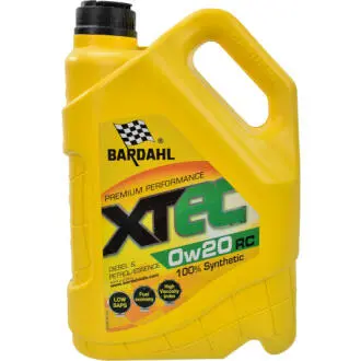 Моторное масло XTEC RC 0W-20 синтетическое 5 л BARDAHL 33013