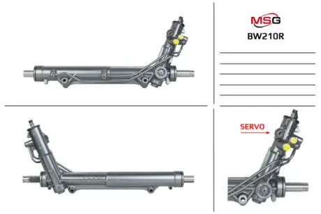 Рульова рейка з ГУР відновлена BMW X5 E53 00-07 Rebuilding MSG BW210R