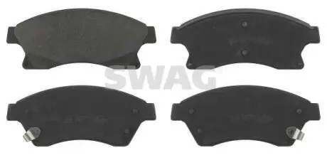 Гальмівні колодки, дискове гальмо (набір) SWAG 40916789
