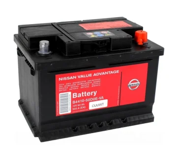 Фото запчасти Аккумулятор 6 CT-60-R NISSAN B441050D0EVA Аккумулятор 6 CT-60-R NISSAN B441050D0EVA