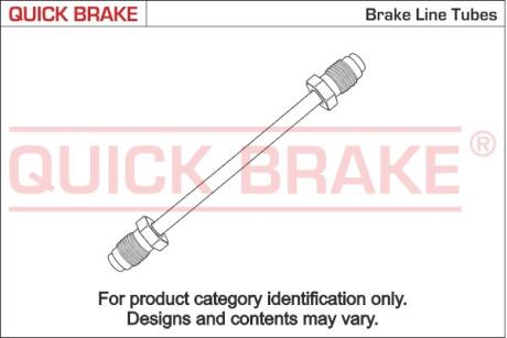 Przewуd ham.CU A4/PASSAT MB W124/VOLVO V50/S70/V70 QUICK BRAKE CU0880AA (фото 1)