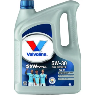 Моторное масло SynPower ENV C2 5W-30 синтетическое 4 л VALVOLINE 872521