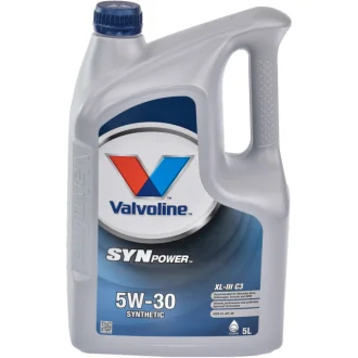 Моторное масло SynPower XL-III C3 5W-30 синтетическое 5 л VALVOLINE 872375