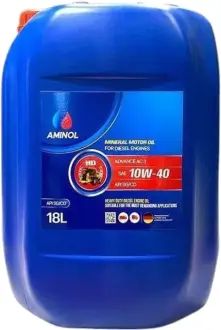 Масло моторное Advance AC3 10W40 18л AMINOL AM164953