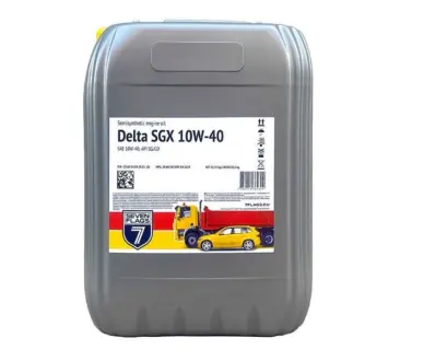 Масло моторное Delta SGX 10W-40 API SG/CD 20 л 7FLAGS 5402118360826