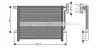 Радіатор кондиціонера QUALITY COOLING AVA BW5397 (фото 1)