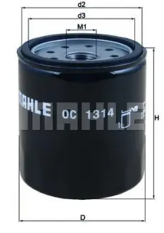 Фильтр KNECHT MAHLE\KNECHT OC1314
