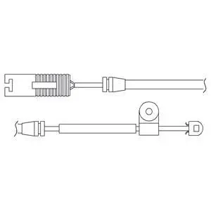 Індикатор зносу X5 (E53), 01.00-12.0 DELPHI LZ0158