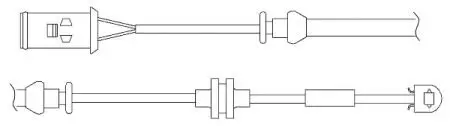 Датчик зносу гальмівних колодок(дискових) QUICK BRAKE WS0231B