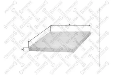 Фото запчастини Фільтр салону STELLOX 7110052SX Фільтр салону STELLOX 7110052SX