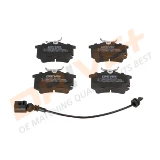 Колодки гальмівні (задні) Skoda Fabia 99-/VW Caddy/Golf 03-16/Passat B5 96-05/Polo 01- (+датчик) DRIVE DRIVE+ DP1010101121