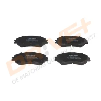 Колодки гальмівні (передні) Renault Espace V/Megane IV 15- (Akebono) DRIVE DRIVE+ DP1010101236