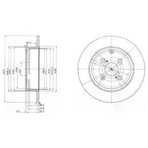 Гальмівний диск DRIVE DRIVE+ DP1010110194