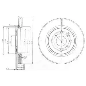 Гальмівний диск DRIVE DRIVE+ DP1010110465