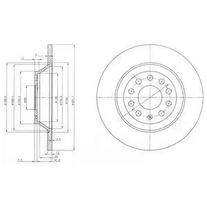 Гальмівний диск DRIVE DRIVE+ DP1010110242