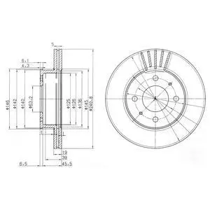 Гальмівний диск DRIVE DRIVE+ DP1010110817
