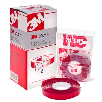 Лента липкая двухсторонняя "3М"VITOL /6009F- 6мм*5м/прозрачная KING 00000029299