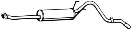 Глушник вихлопних газів (кінцевий) WALKER 16772