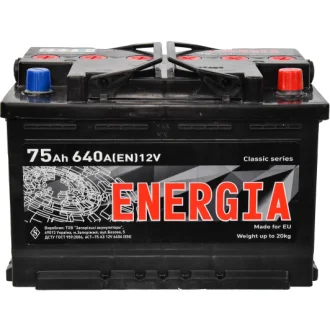 Аккумулятор 6 CT-75-R Classic 22388 ENERGIA 000022388