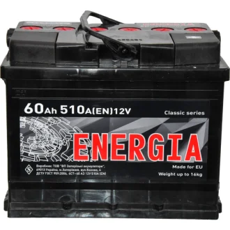 Аккумулятор 6 CT-60-R Classic 22386 ENERGIA 000022386