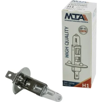 Автолампа H1 P14,5s 100 W прозрачная MTA 80121 HBC1