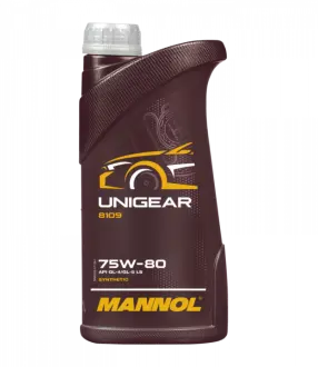 Трансмиссионное масло Unigear 75W-80 GL-4/GL-5 LS 1л MANNOL 8109