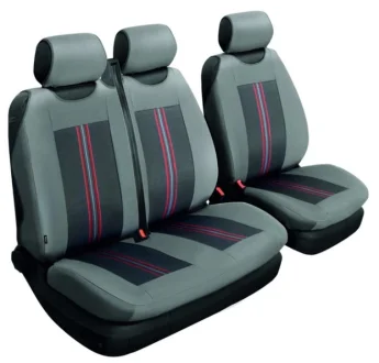 Авточехлы универсальные Comfort 2+1 Тип Б серые без подголовников BELTEX 54110