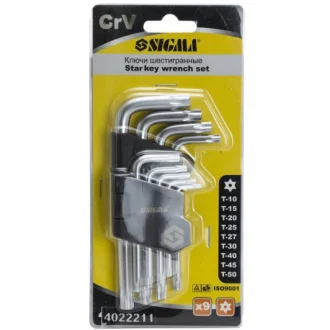 Ключ TORX L-образный T10-T50 SIGMA 4022211