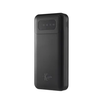 Повербанк 20000 mAh, 2 USB вихід, заряд через MicroUSB/Type-C, індикатор заряду KVANT PD22