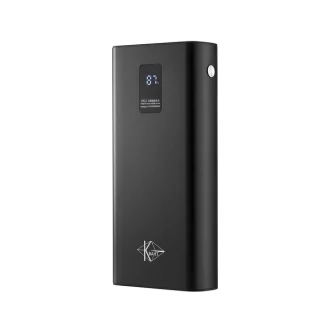 Повербанк 20000 mAh, 2 USB вихід, заряд через MicroUSB/Type-C, індикатор заряду KVANT PD20