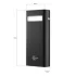 Повербанк 20000 mAh, 2 USB вихід, заряд через MicroUSB/Type-C, індикатор заряду KVANT D21 (фото 2)