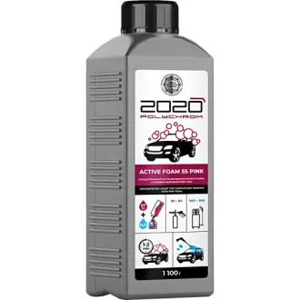 Концентрат автошампуня 2020 Active Foam 55 Pink 1.1 кг POLYCHROM 721105
