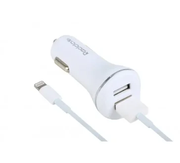 USB зарядка в авто REDDAX RDX-103 WHITE IPHONE