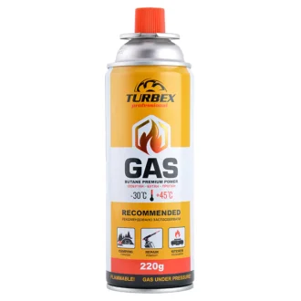 Газовий балон GAS 220мл TURBEX TR00259