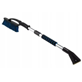 Щітка-скребок (сніг + лід) з латунним лезом NICE TOUCH телескоп 87-115 TomPar TOMPART TP098666