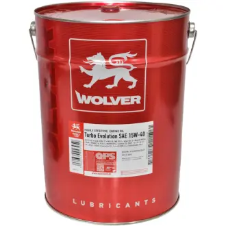 Моторное масло Turbo Evolution 15W-40 минеральное 208 л WOLVER 4260360943966