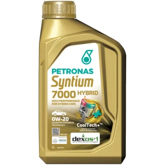 Моторное масло Syntium 7000 Hybrid 0W-20 синтетическое 1 л PETRONAS 70803E18EU