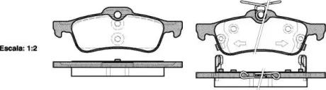Колодки гальмівні WOKING P9623.02