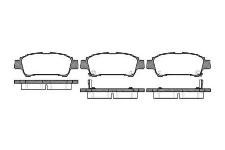 Колодки гальмівні WOKING P9203.02
