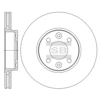 Диск гальмівний HI-Q SD3067