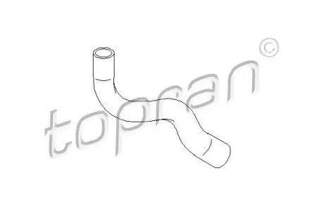 Патрубок системи охолодження TOPRAN 700498