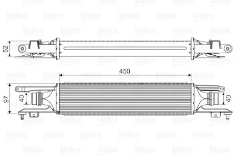 Інтеркулер VALEO 818577