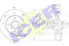 Диск тормозной (задний) Citroen C4/Peugeot 307 05- (249x9) (+ABS) (с подшипником) (d=25) ICER 78BD4744-1 (фото 1)